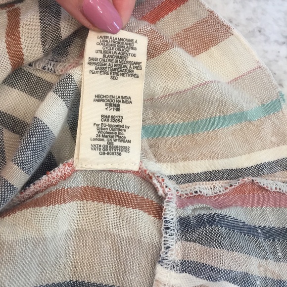 FREE PEOPLE | ‘Wrap It Up’ striped mini dress - Picture 10 of 12